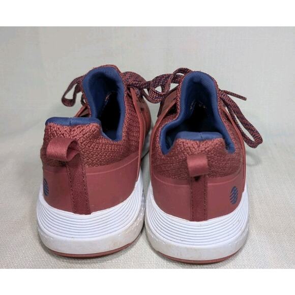 Z By Zella Women's Orion Stretch Knit Sneaker Sz 7 Burgundy Rose Navy Comfort - Picture 6 of 9